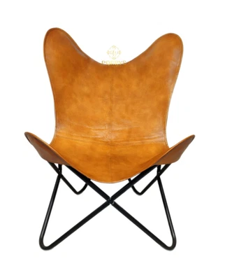 $250.23 • Buy Relaxing Chair-Handmade Genuine Leather RELAXING CHAIR For Office & Home PL2-31