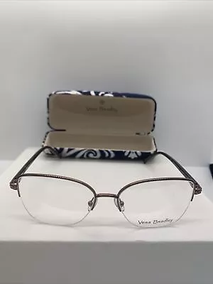 NEW Vera Bradley Fae Steel Blue 53-16-135 Eyeglasses :A57 • $39.99