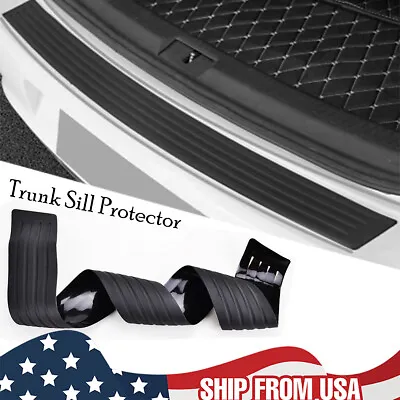 Rear Boot Bumper Sill Rubber Cover Guard Trim Pad Moulding Protector Plate Cargo • $9.99