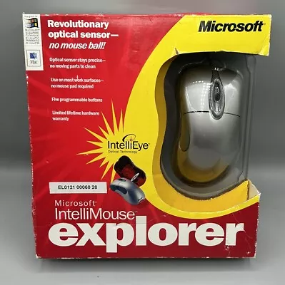 New Vintage 2000 Microsoft Intellimouse Explorer 3.0 Optical Technology Mouse • $200