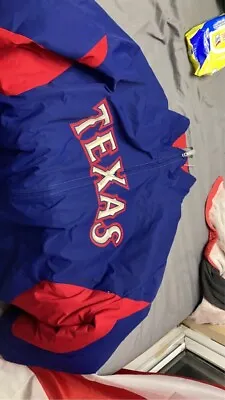 Vintage Texas Rangers MLB Authentic Majestic Windbreaker Jacket  XL • $40