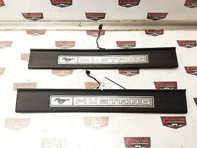 15-22 Mustang OEM Left & Right MyColor Illuminated Door Sill Trim Scuff Plates • $64.99