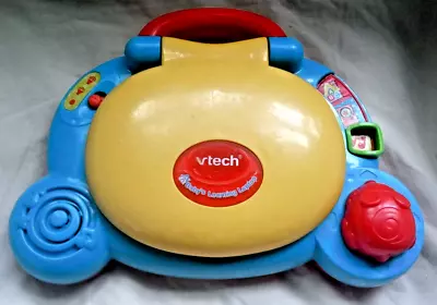 Vtech Baby's Learning Laptop Yellow Blue Musical Shapes Lights Up • $14.99