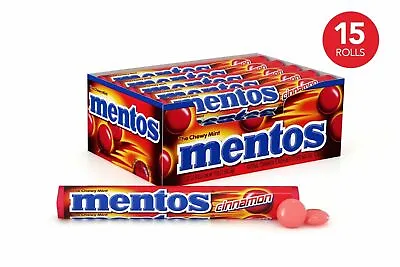 Mentos Rolls Cinnamon 1.32 Ounce - Pack Of 15 • $23.99