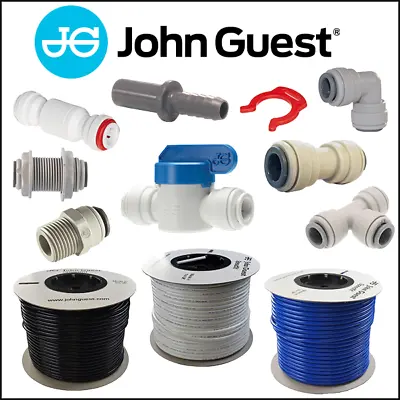 £3.35 • Buy John Guest 3/8  Push Fit Fittings For Drinks Dispense, Ro Units, Beer Brewery