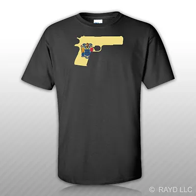 New Jersey Flag 1911 T-Shirt Tee Shirt Cotton NJ 2a Gun Rights Molon Labe Pro • $15.99