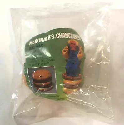 VINTAGE 1987 McDONALD'S CHANGEABLES HAPPY MEAL TOY - BIG MAC SANDWICH • $14.49