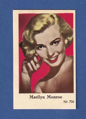 1956 Dutch  NR  Set #706 Marilyn Monroe • $2.75