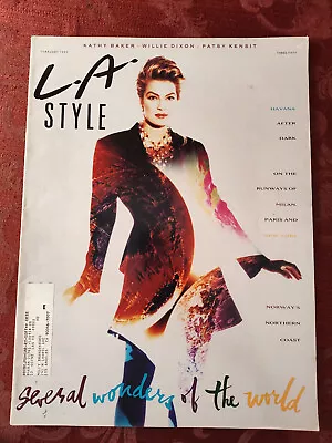 RARE L A STYLE Magazine February 1992 Cuba Milan Paris New York Norway • $25.60