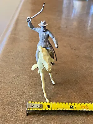 Marx 1960s Battle Of The Blue And Grey General On Horse • $8.99