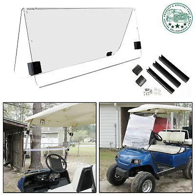 For 03-06 Yamaha G22 Foldable Clear Polycarbonate  Windshield Golf Cart Part • $77.85