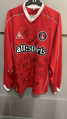 Charlton Athletic FC Premier League Squad Signed 2002 Shirt Player Match Shirt • £99.99