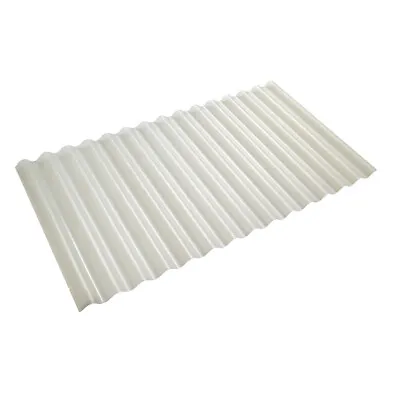 High Impact Clear Corrugated PVC Roofing Sheets Plastic Sheets UV Garage Panel • £85.95