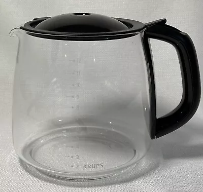 Krups 12 Cup Replacement Carafe Coffee Pot Glass F15B0G FME Series • $21