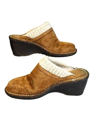 UGG Australia Gael Women’s Wedge Slip On Clogs Mules Brown Size 5 • $29.99