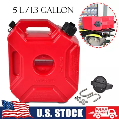 5L 1.3Gal Jerry Can Gas Diesel Oil Petrol Spare Tank Container For KTM BMW Honda • $40.99