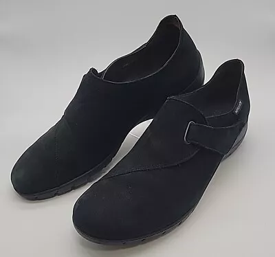 MEPHISTO Luce Air Jet Black Nubuck Suede Comfort Dress Work Shoes - Women's 9.5 • $42