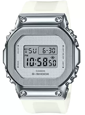 Casio G-Shock Women Metal Covered Bezel Digital  White Watch GMS5600SK-7 • $104.90