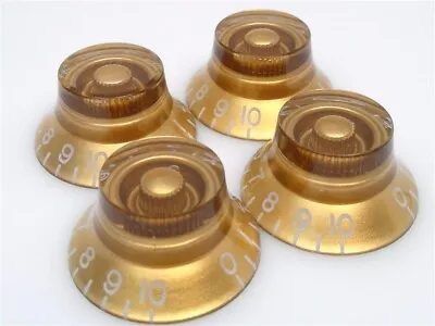 True Custom Shop® Gold Top Hat Knobs For Gibson Les Paul SG Pure LP 4pk • $11.97