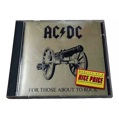 AC/DC - For Those About To Rock (We Salute You) CD Album - 1991 Reissue • $34.79