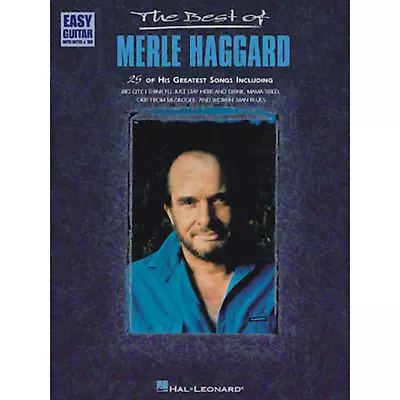 The Best Of Merle Haggard Easy Guitar With Notes & Tab • $19.99