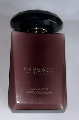 Versace Crystal Noir 3.4oz Body Lotion Open Bottle 3/4 Full  • $19