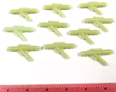 $5.98 • Buy 10 Vacuum Line TEE 1/4  To 1/4  To 3/16  Y Adapters Reducers Connectors Splitter