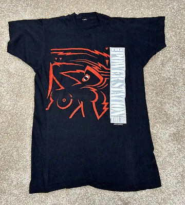 Vintage 1985 The Power Station Tour Shirt Single Stitch Double Sided Black Sz S • $59.99