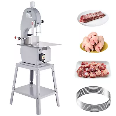 VEVOR 1500W Electric Meat Bone Saw Meat Bone Cutting Band Machine W/6 Saw Blades • $394.99