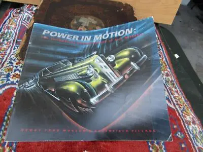 Power In Motion Bill Mitchell Automotive Design Henry Ford 1989 Great Art B1 • $14.99