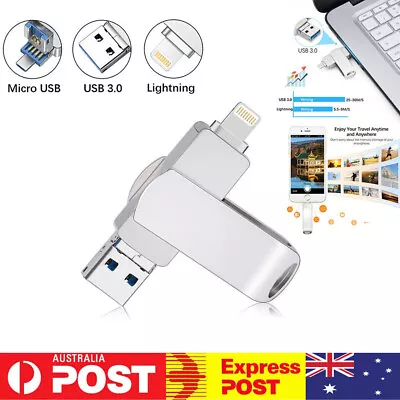 1TB 2TB USB 3.0 Flash Drive Memory Photo Stick OTG For IPhone Android IPad PC AU • $37.99