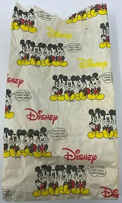 Disney Mickey Mouse Paper Popcorn Bag • $19.99