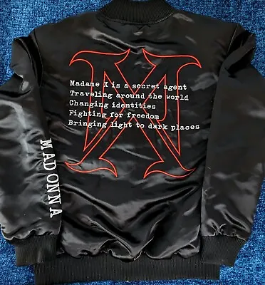 Madonna Madame X Tour Jacket Secret Agent Manifesto Xl Size Boy Toy 2019 • $550