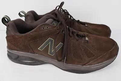 New Balance 624 Shoes Mens 10.5 Womens 12 Brown MX624OD5 L Wide Fit Training 2E • $69.95