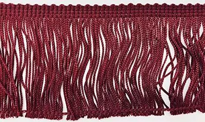 Trimplace Wine 3  Rayon Chainette Fringe - 9 Yards • $18.97