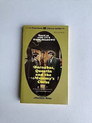 Barnabas Quentin & The Mummy's Curse By Marilyn Ross PB 1970 Dark Shadows • $14.95