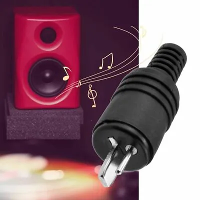 Power Audio Lamp Signal Plug Adapters DIN Plug 2 Pin Speaker And HiFi Connector • £3.47