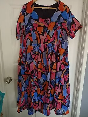 Virtuelle Size 16 Multicoloured Maxi Dress Plus Size • $29