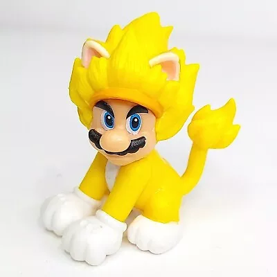 Super Mario 3D World Fury 2  Giga Cat Mario Lion Choco Egg Mini Figure Gashapon • $12