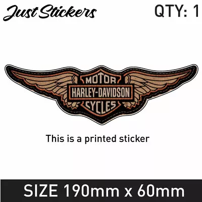 $4.30 • Buy Harley Davidson Bike, Helmet, Car Sticker , Bumper Sticker ,4X4,  Bike,  