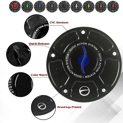 Motor S-Center Keyless Tank Fuel Cap Cover Case For KAWASAKI CONCOURS 1400 ZX14R • $37.04