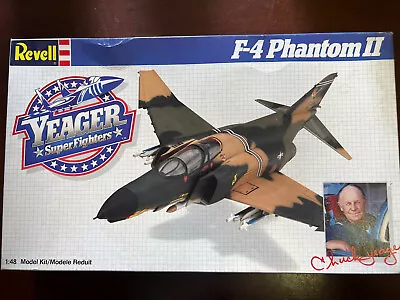 Revell F-4 Phantom Ii 1/48 Model Kit 4563 Nisb Chuck Yaeger 1987 • $40