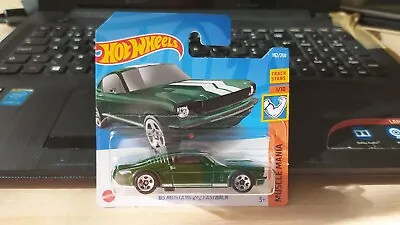 2022 Hot Wheels - ´65 Mustang 2+2 Fastback Green   Short Card 1/64 Aprox*new* • £11.99