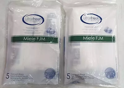 10 Miele FJM Ultra Fresh Vacuum Bags Canister • $18.99