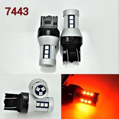 T20 7443 7444 CK LED Brake Tail Light Red Bulb OSRAM 15 SMD K1 HAK • $25