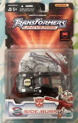 Transformers Universe 1.0 Sideburn Moc Opened Gem Mint 2004 • $79.95