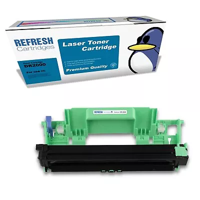 Refresh Cartridges Black Drum DR2000 Compatible With Brother Printers • £16.77