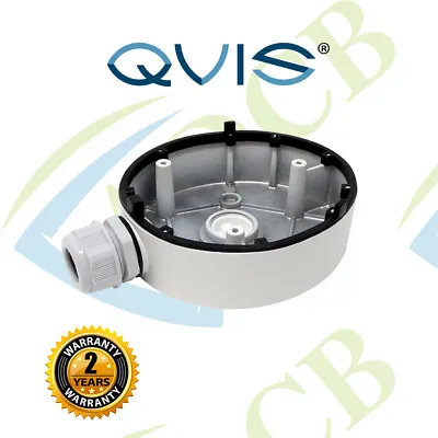 Qvis Deep Base Ring For Viper Motorised IP Cameras - Cable Management White • £19.49