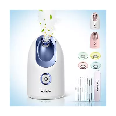 Newbealer Facial Steamer Mini Aroma Face Steamer Nano Ionic Hot Mist Face H... • $51.64