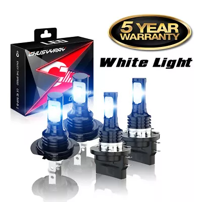 For Hyundai Veloster 2012-2017 LED Headlight High/Low Beam Kit H7+H11B Bulbs 4X • $24.98